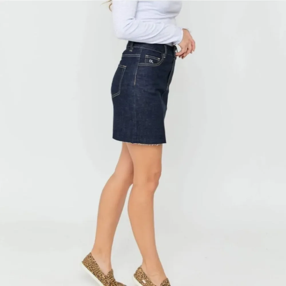 Oliver Logan Dark Wash Seymour Skirt - NWT